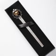 thumbnail image 4 of Leopard Vintage Silver Lace-Edged Bookmark: a Stylish Gift for Readers and Book Lovers with a Touch of Elegance - Reading Accessory and Book Essential, 4 of 5