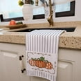 thumbnail image 4 of luyaa Fall Kitchen Towels Set of 2,Orange Pumpkin Maple Autumn Dish Towels 18x26 Inch Drying Dishcloth,Farmhouse Home Decoration AD116, 4 of 6