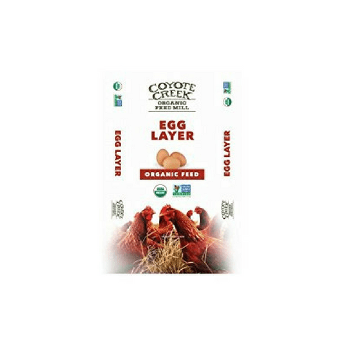 COYOTE CREEK ORGANIC FEED MILL 285 50LB Egg Layer Crumbles
