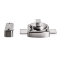 thumbnail image 3 of Pestillo de perno giratorio, cerradura de puerta deslizante de seguridad de aleación de zinc de 1.5", 2 piezas (plata), 3 of 5