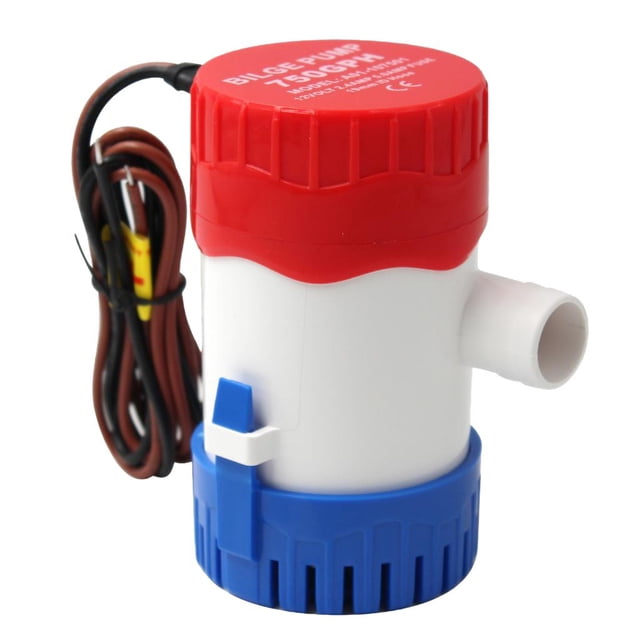 Bomba de de 750 GPH Bomba de Agua Sumergible 12VDC Barco de Yate Eléctrico Automático Macarena Bombas de sentina eléctricas para barcos