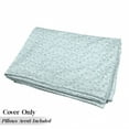 thumbnail image 5 of Aqua Floor Pillow Lounger Cover, Abstract Ikat Frame Antique Victorian Style Floral Leaves Details Art Print, Nap Mat Printed Fabric Case for 5 Pillows, 88" x 27", Seafoam and White, by Ambesonne, 5 of 5