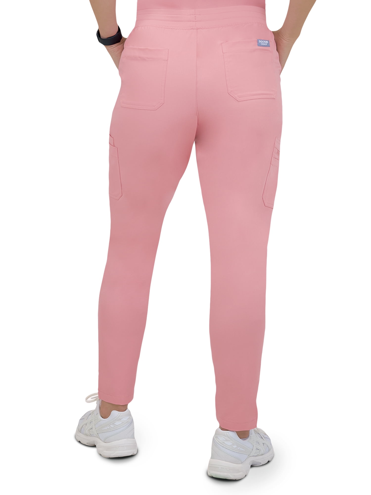 Doctor's Choice Elite -Rx Antimicrobial Fluid-Repel Women's Scrub Pant, Pink S - XXXL