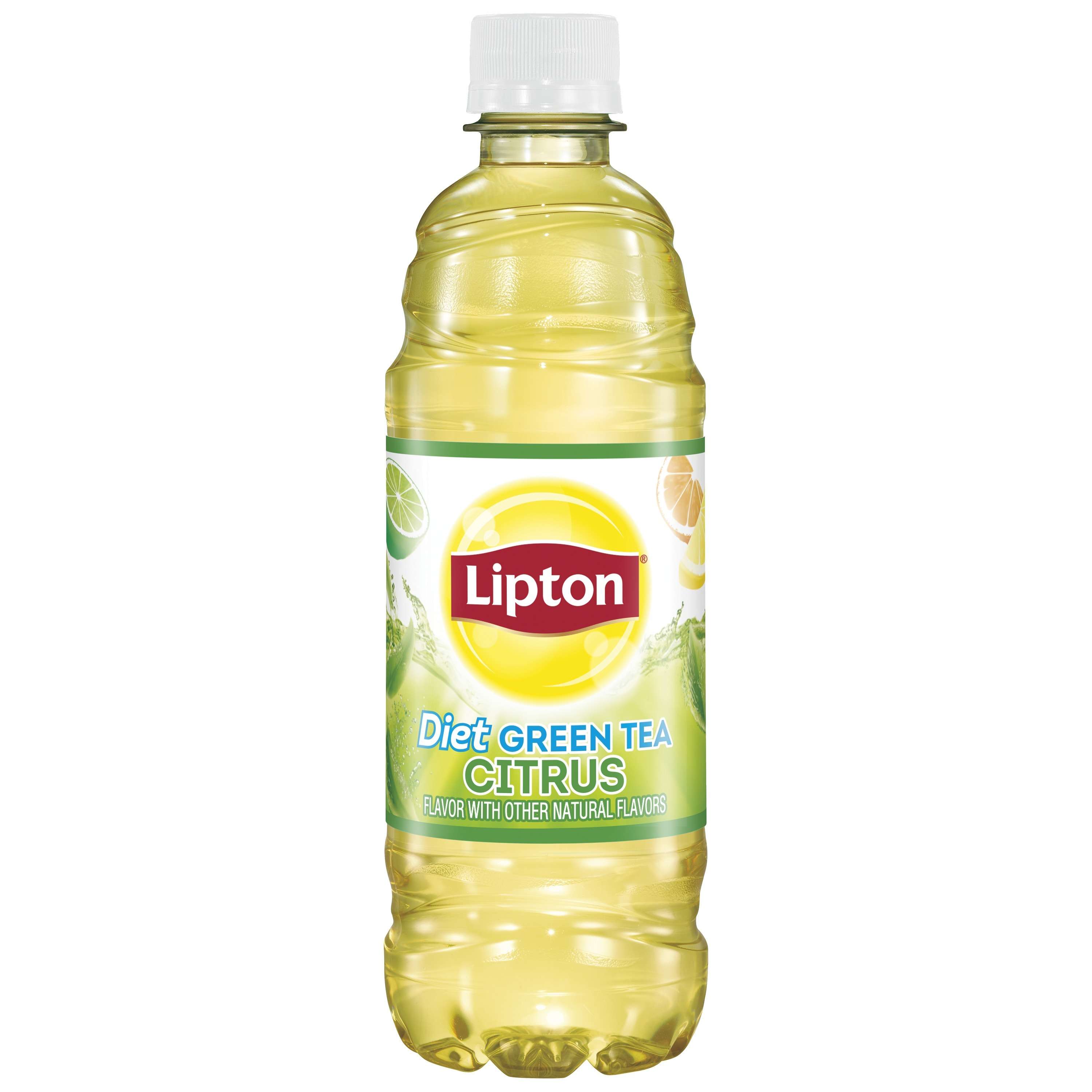 Lipton Diet Green Tea Citrus Iced Tea, Bottled Tea Drink, 16.9 fl oz, 12 Pack Bottles - image 4 of 5