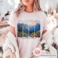 thumbnail image 6 of God Is Good All the Time Mountain Christian T-Shirt, Wildflower Brushstroke Bible Verse Faith Tee, 6 of 10