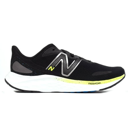 New Balance Men's Fresh Foam Arishi V4 Running Shoe, Black/Pixel Green/Cobalt, 11.5