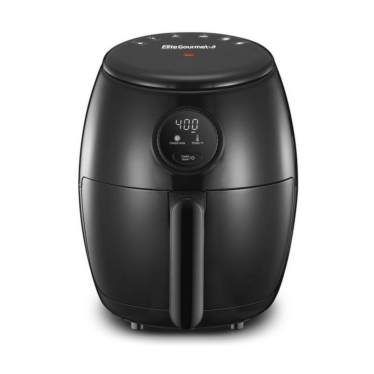 Elite Gourmet Elite Cuisine 2 qt Air Fryer  Black - Temperature Controls