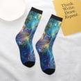 thumbnail image 4 of Goofa Colorful Winged Dolphin Pattern Children's Crew Socks, Kids' Daily Wear and Sports Socks, Breathable Socks, Sports Socks, Moisture-Wicking Socks for Children, 4 of 6