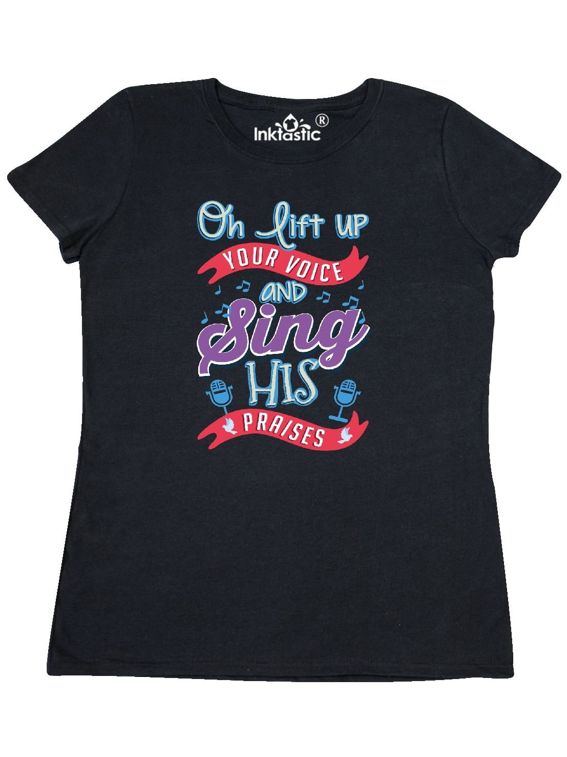 INKtastic Inktastic Christian Church Choir Singer Adult Women's T