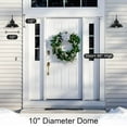 thumbnail image 3 of GOALPLUS 2 Pack Outdoor Gooseneck Light for Farmhouse, 10" Dome Black Exterior Barn Lights for Porch, 3 of 10