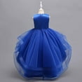 thumbnail image 4 of Odeerbi Teen Dress Toddler Kids Girls Princess Dresses Tulle Dress Middle-aged Children's Sleeveless Embroidery Mesh Gauze Dress Blue, 4 of 9