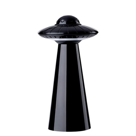 

Thinsont LED UFO Night Lamp Flicker-Free USB UFO Lighting Equipment Adjustable Light Brightness Night light Black
