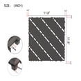 thumbnail image 5 of Holaki 44 pcs 12*12 inch Patio Deck Tiles, Interlocking Decking Tiles, Floor Tile, for Porch Poolside Balcony Backyard, Polypropylene, Gray+Slash, 5 of 9