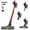 Red, variant on Yoomi Cordless Stick Vacuum Cleaner, 35KPa Powerful Suction, 45Mins Runtime, Anti-Tangle, 8 in 1 Lightweight Handheld Vacuum for Hard Floor Carpet Pet Hair, Blue