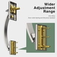 thumbnail image 3 of Front Door Lock Set Gold Front Door Handle and Deadbolt Set Adjustable .in Gold Heavy Exterior Entry Handle Reversible, 3 of 7
