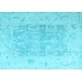 thumbnail image 1 of Ahgly Company Indoor Rectangle Abstract Light Blue Modern Area Rugs, 8' x 12', 1 of 4