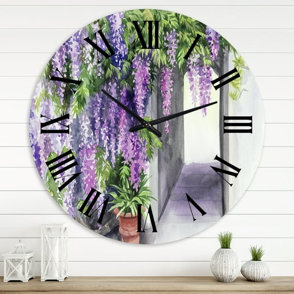 Designart 1 in Quartz Traditional Wall Clock