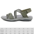 thumbnail image 2 of Sandalias deportivas Sandalias para caminar Sandalias de senderismo informales de moda para viajes y vacaciones, 2 of 9