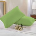 thumbnail image 3 of Abstract Solid Color Outdoor Pillow Covers Pack of 2 Simple Avocado Green Low Saturation Waterproof Throw Pillow Covers Decorative Cushion Cases for Patio Garden Tent Balcony Couch 20x12 inch, 3 of 8