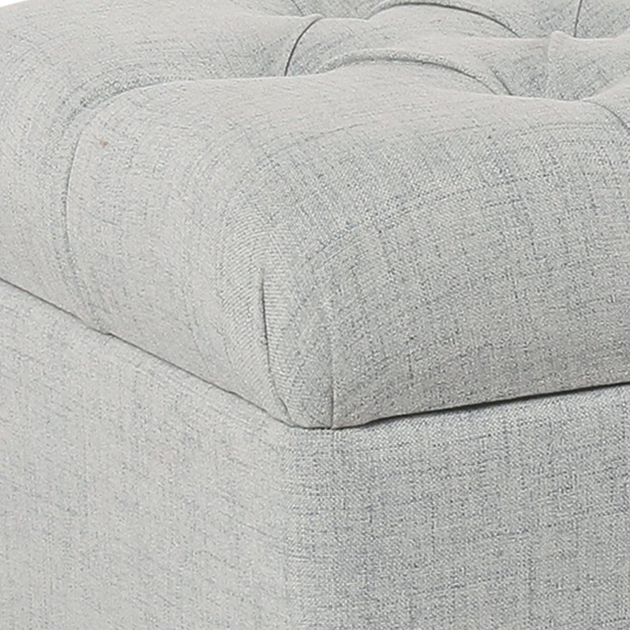 HomePop Ainsley Button Tufted Storage Bench, Multiple Colors