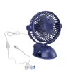 thumbnail image 1 of FSLiving 5V USB-Powered Fan Cooling Air Fan Rotatable Powerful Fan with Motion Sensor Automitically On/Off Two Speeds Fan with Clamp for Office Computer Desk Student Dormitory,Dark Black - 1 Pack, 1 of 9