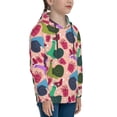 thumbnail image 3 of Salouo Snails Pattern Hoodie Sweatshirt for Youth, Fall Pullover Hoodie Sweatshirt Long-Sleeve Pullover Hooded Sweatshirt-Medium, 3 of 6