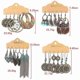 thumbnail image 2 of 12 Ps Fash Hollow Pendant Earring Set. Bohemian Earrings. Tassel Rings, 2 of 5