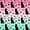 Pink Green Black, variant on jejeloiu Gray Watercolor Cat Full Size Sheets For Kids,Cute Floral Kitten Bed Sheets For Girl,4-Piece