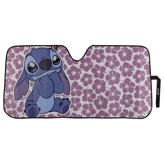 Lilo & Stitch 894123 Hibiscus Accordion Car Sunshade