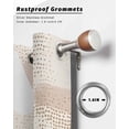 thumbnail image 6 of nqOlkjepod Outdoor Curtains for Patio Waterproof, Beige Abstract Art Outdoor Privacy Panels Grommet, Contemporary Luxury Geometric Blackout Outside Curtains for Porch/Cabana 54"x108", 2 Panels, 6 of 8