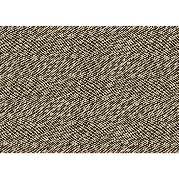 Ahgly Company Indoor Rectangle Patterned Midnight Gray Area Rugs, 2' x 3'