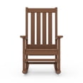 thumbnail image 3 of Better Homes & Gardens by POLYWOOD Southlake Outdoor Rocking Chair, All-Weather HDPE, Patio Seat, Teak, 3 of 11
