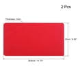 thumbnail image 2 of Unique Bargains 12'x9' Silicone Mat, 2 Pack Resin Casting Crafts Pad Non-Slip Nonstick Sheets Protector, Red, 2 of 6