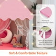 thumbnail image 2 of Fenbeli 2 in 1 Kids Play Tent with Padded Mat and Lights, Tent for Kids Indoor & Outdoor, with Windows, Pink, 2 of 8