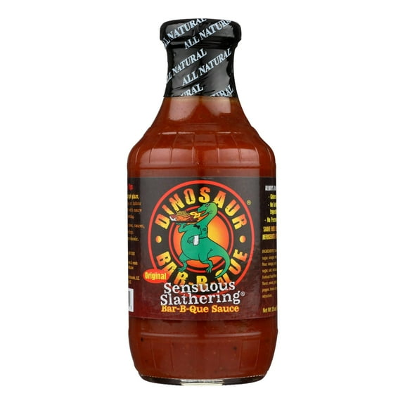 Dinosaur - Sensuous Slathering Bbq Sauce - Case Of 6 - 19 Fl Oz.