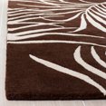 thumbnail image 5 of SAFAVIEH Soho Jaki Floral Wool Runner Rug, Black/Ivory, 2'6" x 8', 5 of 5