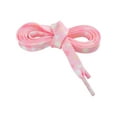 thumbnail image 2 of INSPIRE CHIC Flat Shoe Laces Strings Colorful Polka Dots Shoelaces 1 Pair Pink 140cm/55.1'', 2 of 4