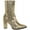 Gold, variant on 325-FRESCA Adult Costume Shoes Gold - Size 9