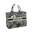 thumbnail image 2 of ShenMo BOOK TOTE, Embroidered Cotton Bag Large, Brand New black large, 2 of 5