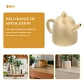 thumbnail image 4 of CIMAXIC Brass Teapot Golden Chinese Style Desktop Decor for Home and Office 2Pcs, 4 of 6