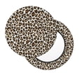 thumbnail image 3 of Round Bar Stool Seat Covers, Leopard fashion texture Elastic Round Chair Cover Stool Seat Slipcover Bar Stool Cushions Round Pad for 12-14 inch, 3 of 7