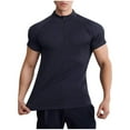 thumbnail image 2 of pstuiky camisetas para hombre, Blusas y camisas casuales de verano para hombre, de manga corta, de color liso y con bolsillos. ropa de hombre l, 2 of 6
