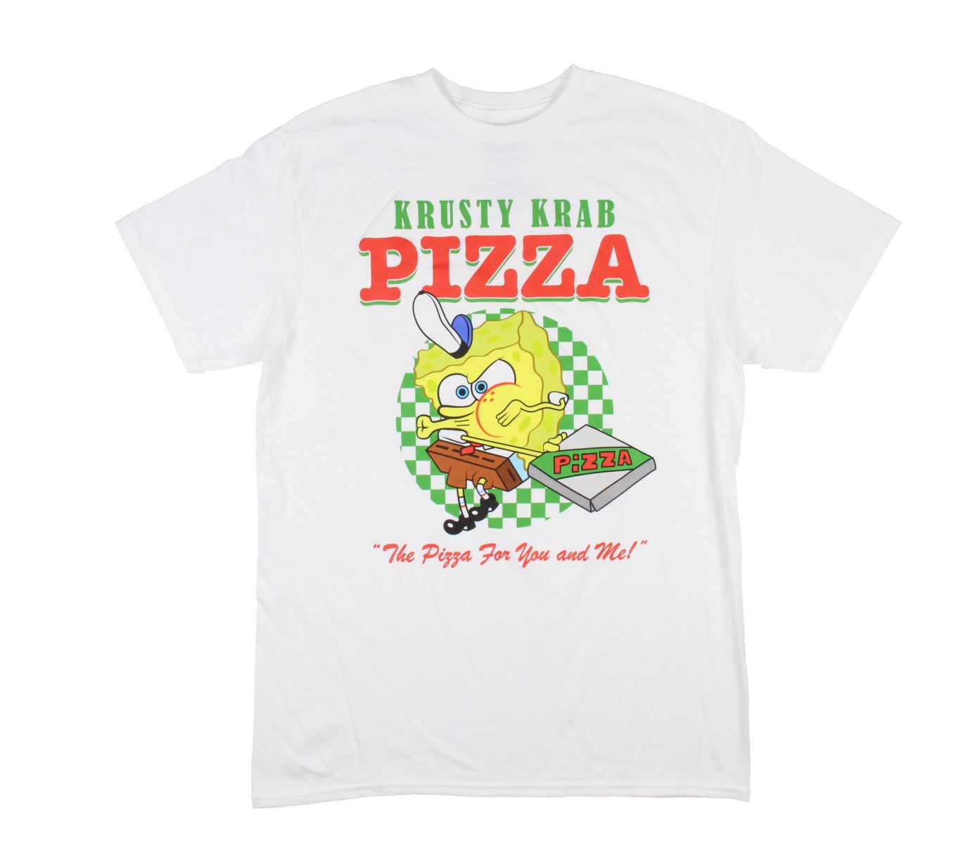 Spongebob Squarepants Men S Krusty Krab The Pizza For You And Me T Shirt S Walmart Com Spongebob Squarepants Men S Krusty Krab The Pizza For You And Me T Shirt S Walmart Com