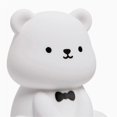 thumbnail image 2 of Silicone Teddy Bear Fun Night Light 3 Level Dimmable Nursery Light Colorful Warm White Sleeping Beside Lamp for Bedroom, 2 of 5