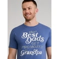 thumbnail image 4 of Men's and Big Men's Father's Day Promoted to Grandpa Graphic Tee Shirt from Way to Celebrate, Sizes S-3XL, 4 of 5