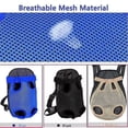 thumbnail image 3 of Mochila de malla para mascotas, transpirable, de camuflaje, productos de viaje para exteriores, bolsas para perros pequeños, gatos, chihuahuas, malla, 3 of 5
