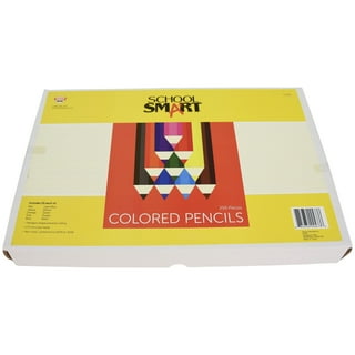 School Smart Pencil Cap Erasers, Chisel, Assorted Colors, Pack of 100