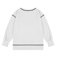 thumbnail image 4 of Mgmyaa Girls Sweatshirts Solid Color Long Sleeve Sports Casual Tops for 6-15 Years, 4 of 8