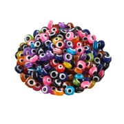 Angle View: Follure 100PC Evil Eyes Beads For Bracelets Necklace Bulk Beads For Jewelry Making