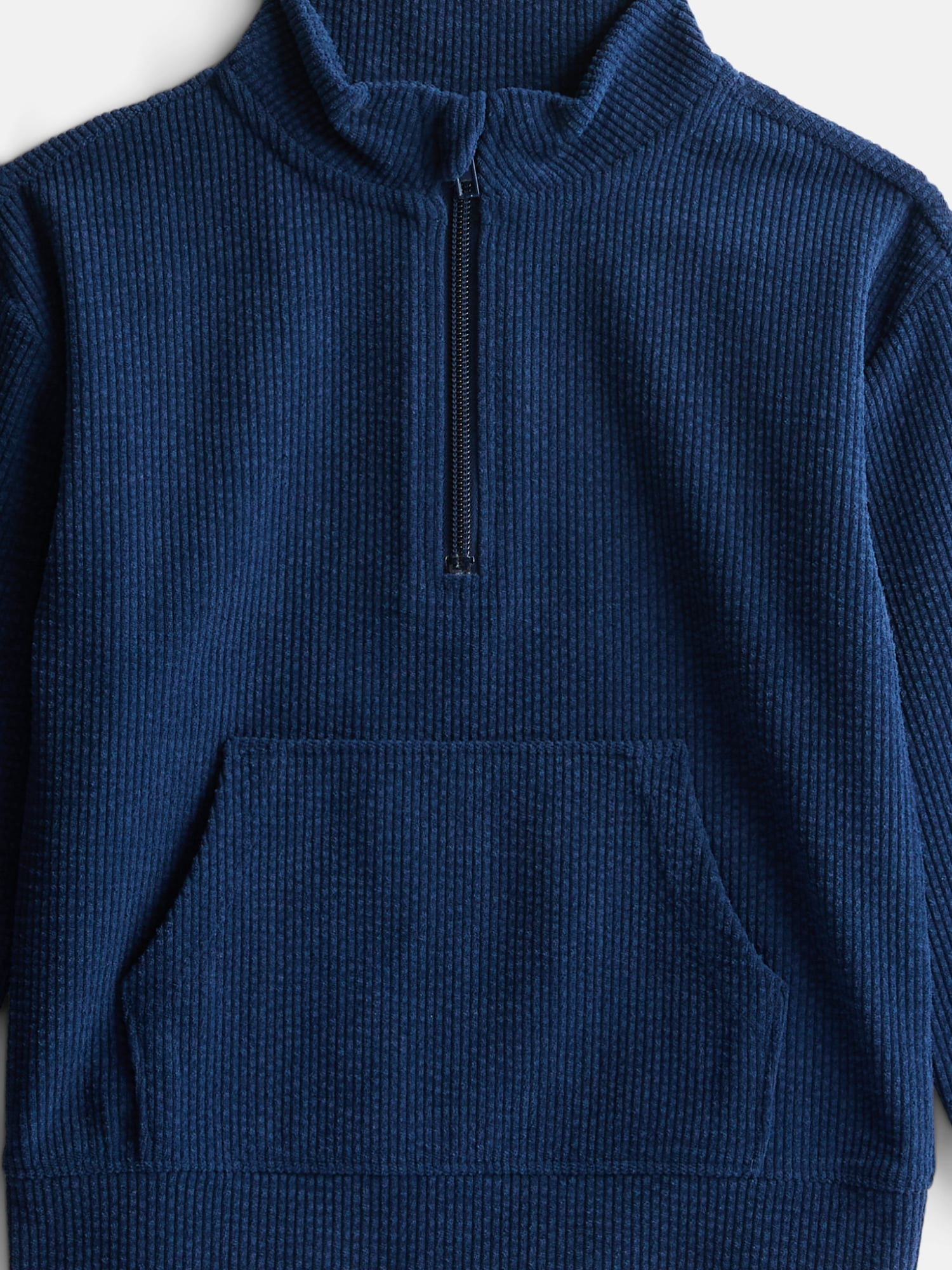 Wonder Nation Toddler Boys' Corduroy Quarter Zip Pullover Top, Sizes 12M-5T